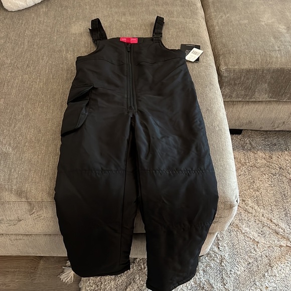 LONDON FOG Girls Classic Snow Bib Ski Snowsuit - Picture 2 of 4